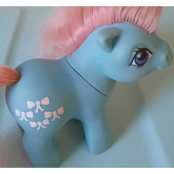Vintage G1 My Little Pony Baby Bowtie UK Euro EXC Excellent Hasbro Rare HTF - Picture 1 of 5